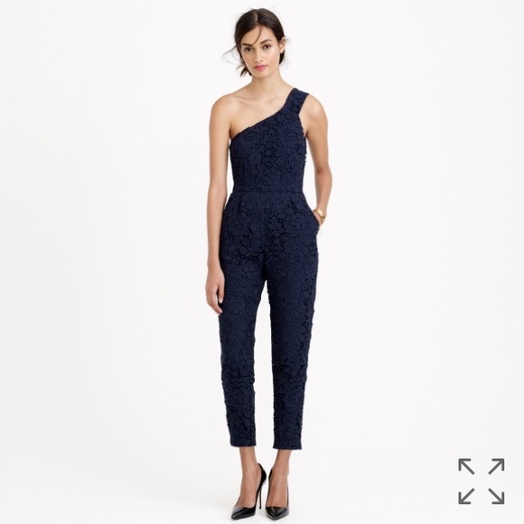 J. Crew Pants & Jumpsuits Jcrew Collection Floral Lace Jumpsuit